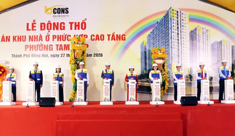 Lễ động thổ khu nhà ở cao tầng Bcons Tam Hiệp – Bcons Central Park